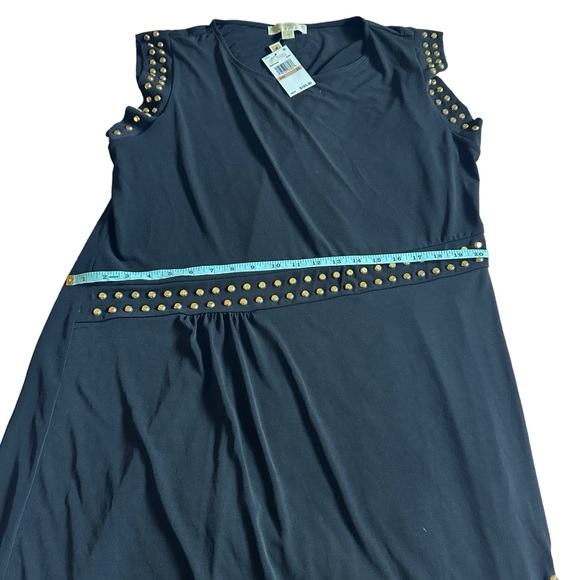 NWT Michael Kors Studded Matte Jersey Dress, Women’s Plus Size 2X - Picture 8 of 16